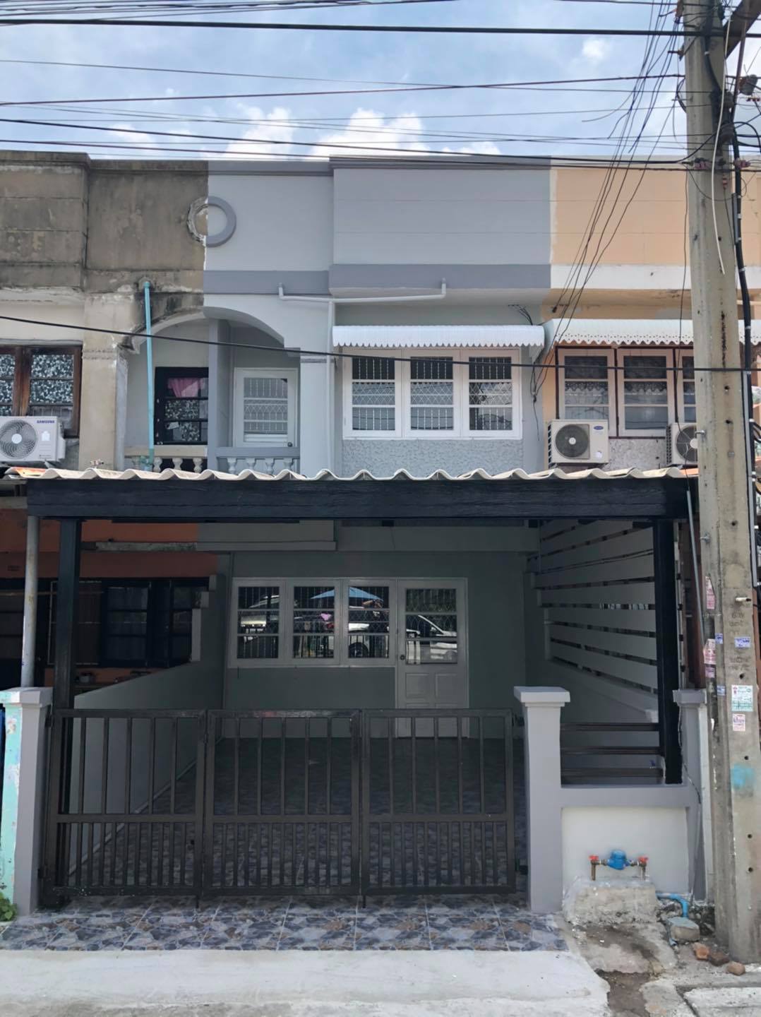 ขายทาวน์เฮ้าส์ หมู่บ้านเมืองใหม่ แพรกษา ถนนแพรกษา สมุทรปราการ T-5674
