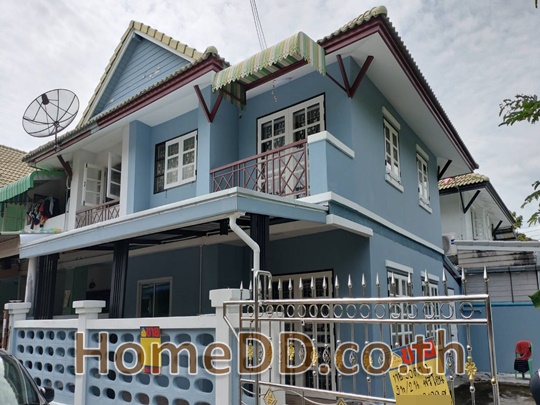ขายด่วนมาก บ้านแฝด 2 ชั้น ม.พฤกษา15 แพรกษา ตำหรุ-บางพลี สมุทรปราการ T-6109