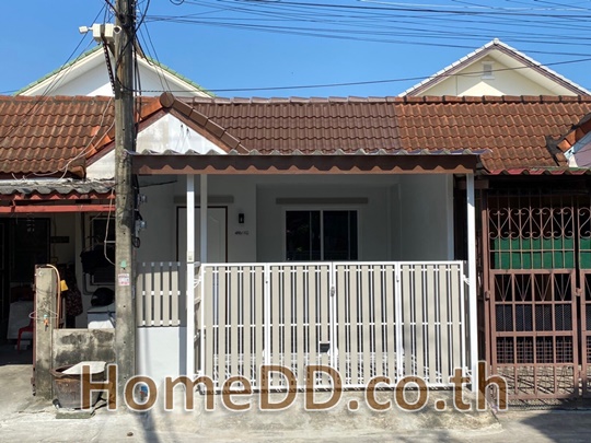 ขายด่วน ทาวน์เฮ้าส์ 1 ชั้น รีโนเวทใหม่พร้อมอยู่ แพรกษา สมุทรปราการ T-6121