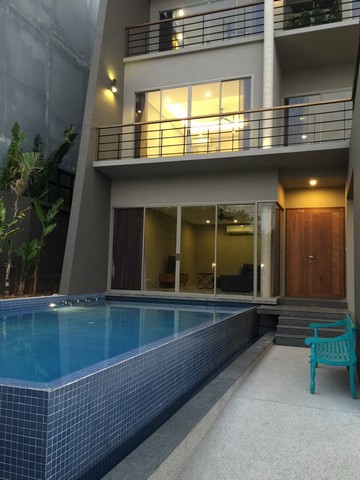 For Rent : Chalong, Private Pool Villa, Modren Style, 4 Bedrooms, Mountain view.