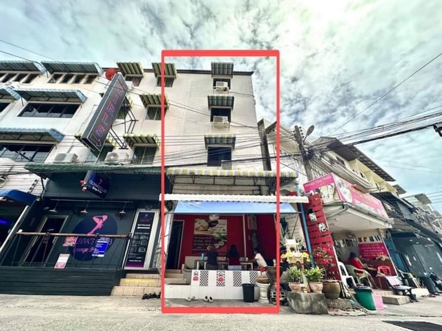 ขายอาคารพาณิชย์พัทยา ซอยบัวขาว  พัทยากลาง บางละมุง ชลบุรี FP-B0107 