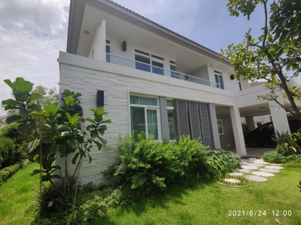 ให้เช่า บ้านเดี่ยว 4 ห้องนอน เครื่องใช้ไฟฟ้าครบ มัณฑนา บางนา-วงแหวน 286 ตรม. 90 ตร.วา ใกล้ตลาดนัมเบอร์วัน ดีแค็ตลอน เมกะบางนา