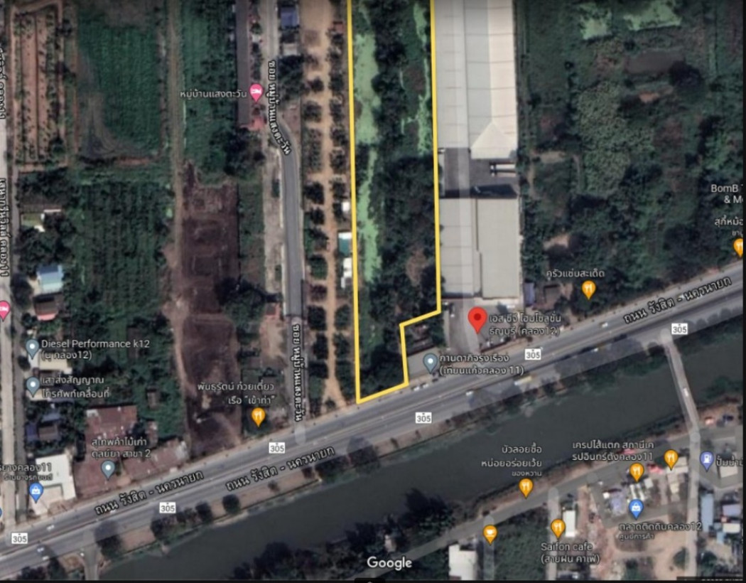 ขาย ที่ดิน ถ.รังสิต-นครนายก ต.บึงน้ำรักษ์ อ.ธัญบุรี ปทุมธานี  ID-15931