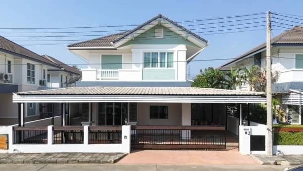 โซนท่าวังตาล ขายเพียง 3.49 ล้าน 52.5 ตรว. บ้านเดี่ยว 2 ชั้น ภูฟ้า การ์เด้นท์โฮม 4 สารภี ทำเลดี  รีโนเวทใหม่ เฟอร์นิเจอร์บิ้วอินบางส่วน