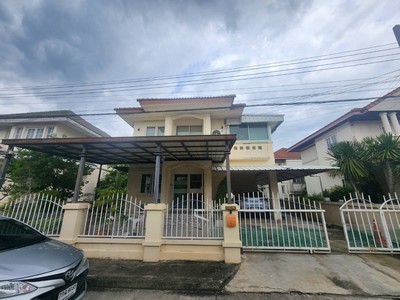 บ้านเดี่ยว? หมู่บ้านพูนสุข? บางนา-สุวรรณภูมิ? พร้อมแผง? โซล่าเซลล์!! พื้นที่ 52 ตร.วา. พื้นที่ใช้สอย 148 ตร.ม? ใกล้ถนนบางนา-ตราดและลาดกระบัง