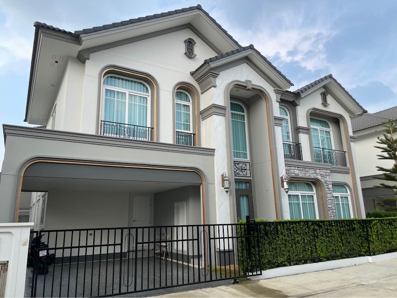 BH2951 ให้เช่าบ้านเดี่ยว 2ชั้น แกรนดิโอ รามอินทรา ? วงแหวน Grandio Ramintra ? Wongwaen 4ห้องนอน  5ห้องน้ำ เดินทางสะดวก ใกล้ทางด่วน จตุโชค