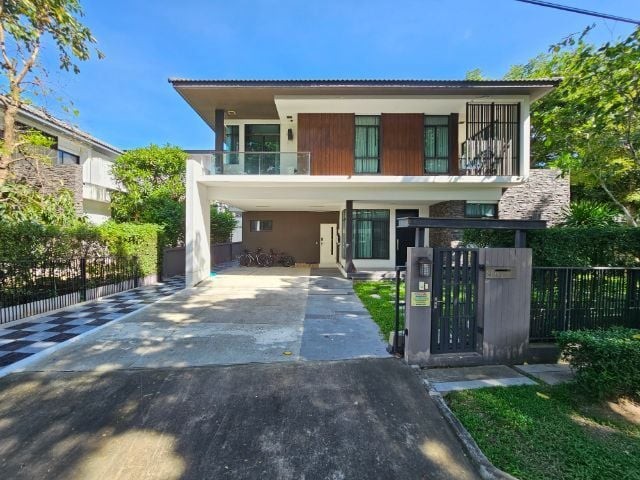ขาย บ้านเดี่ยว มัณฑนา วงแหวน-อ่อนนุช4 ขนาด 89ตรว.บ้านสวยแปลงมุม แปลงแรกหน้าโครงการ ตกแต่งแล้ว พร้อมเข้าอยู่ทันที