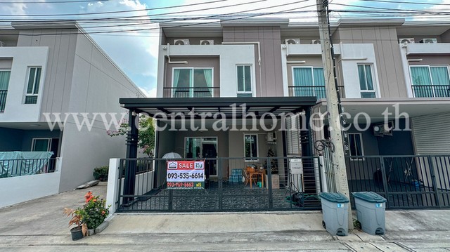 R1 ทาวน์โฮม ซิตี้เซนส์ ดอนเมือง-สรงประภา หลังริม เฟอร์ครบพร้อมอยู่