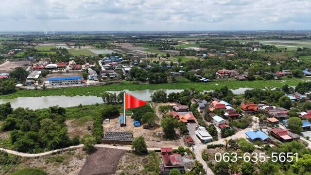 ขายที่ดินริมแม่น้ำน้อย ต.แคตก อ.บางไทร จ.พระนครศรีอยุธยา เหมาะสำหลับปลูกบ้านพักตากอากาศริมน้ำ การเดินทางสะดวก เข้าออกได้หลายหลายเส้นทาง