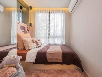 ห้องมุม ชั้น 14 ตึก D ทิศใต้ นิว คอนเน็กซ์ ดอนเมือง ขนาด 34.80 ตร.ม. โครงการขายหมดแล้ว   