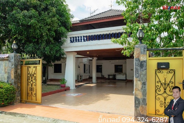 บ้านเดี่ยวรัตนาธิเบศร์ มบ.มณียา ท่าอิฐ  150 ตร.วา ใกล้ MRT ไทรม้า บางรักน้อยท่าอิฐ หลังใหญ่ พร้อมต่อเติมเรือนรับรองแบบou