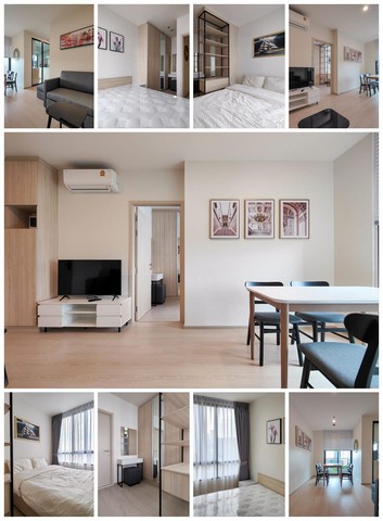 ให้เช่า For Rent 61ตรม 3 ห้องนอน 2 ห้องน้ำ Nue Noble Ratchada-Ladprao  (นิว โนเบิล รัชดา ? ลาดพร้าว) ทิศเหนือ ชั้น 7