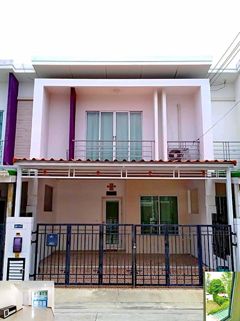 สุขุมวิท77 3นอน ARL บ้านทับช้าง 1กม. เฉลิมพระเกียรติ85-89 ให้เช่าทาวน์เฮาส์ 2 ชั้น อ่อนนุช 20ตรว. 145ตรม.  2น้ำ 2จอดรถ 1แอร์