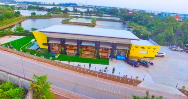 แม่น้ำท่าจีน มหาชัย ให้เช่า ออฟฟิศ ร้านอาหาร คลีนิคกายภาพ Nursing Home ออกแบบ Universal Design 620ตรม. ออฟฟิศ สมุทรสาคร 1 ไร่ 150 ตรว.