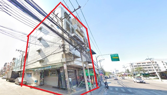 BTSม.เกษตร นวมินทร์ ให้เช่า อาคารพาณิชย์ 4.5 ชั้น 4แอร์ ห้องมุม 20ตร.ว. 345ตร.ม พหลโยธิน  ประเสริฐมนูกิจ ลาดปลาเค้า ม. ศรีปทุม  
