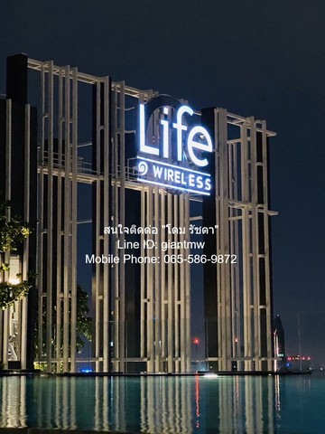 ให้เช่าคอนโดใหม่หรูพร้อมอยู่ ?ไลฟ์ วัน ไวร์เลส (Life One Wireless)? ชั้น 15 (29 ตร.ม.) 1 น. 1 น้ำ 1 จอดรถ, ราคา 22,000 บาท/เดือน