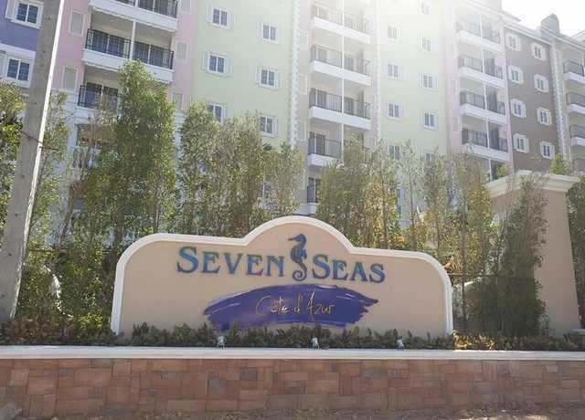 คอนโด. Seven Seas Cote d?Azur 3900000 BAHT  พื้นที่ 39 ตาราง.เมตร ใกล้กับ Skoop Beach Cafe, ร้านสะดวกซื้อ, ร้านอาหารปูเป็น-ลุงไสว-สุดทางรัก, ตลาดน้ำ 4 ภาค, หาดจอมเทียน, ร้านอาหาร Glass House และ TuTu Beach Cafe  จัดหนักจัดเต็ม