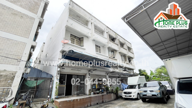 อาคารพาณิชย์ 3 ชั้น 2 คูหา หมู่บ้านคุ้มทรัพย์ (รีโนเวท) ใกล้สนามบินดอนเมืองและรถไฟฟ้าสายสีแดงดอนเมือง