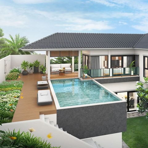 บ้านเดี่ยวหลังใหญ่ ดีไซน์หรูหรา สันกำแพง            