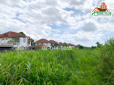 ที่ดินถนนเลียบคลองเปรมประชา อำเภอเมือง ปทุมธานี เนื้อที่ 120 ตารางวา