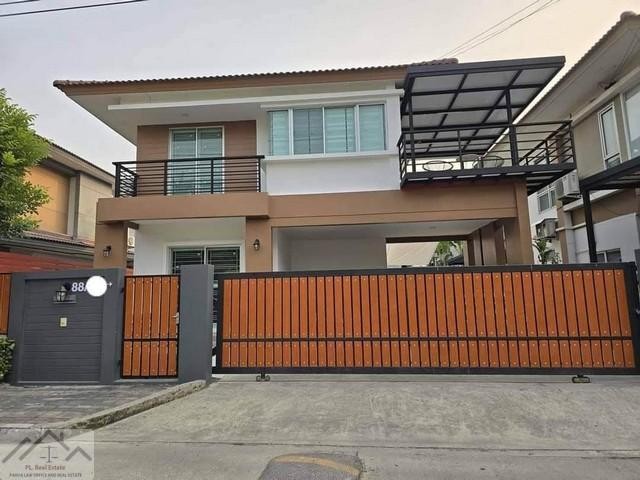 PB4707 ให้เช่าบ้านเดี่ยว 2ชั้น โครงการ เอโทล มัลดีฟส์ ปาล์ม บางนา ? วงแหวน ถนนบางนา-วงแหวน บางพลี สมุทรปราการ
